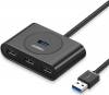 Ugreen USB 3 4 Port Bus-powered High-Speed USB Hub with 1m Shielded Cable (20291)